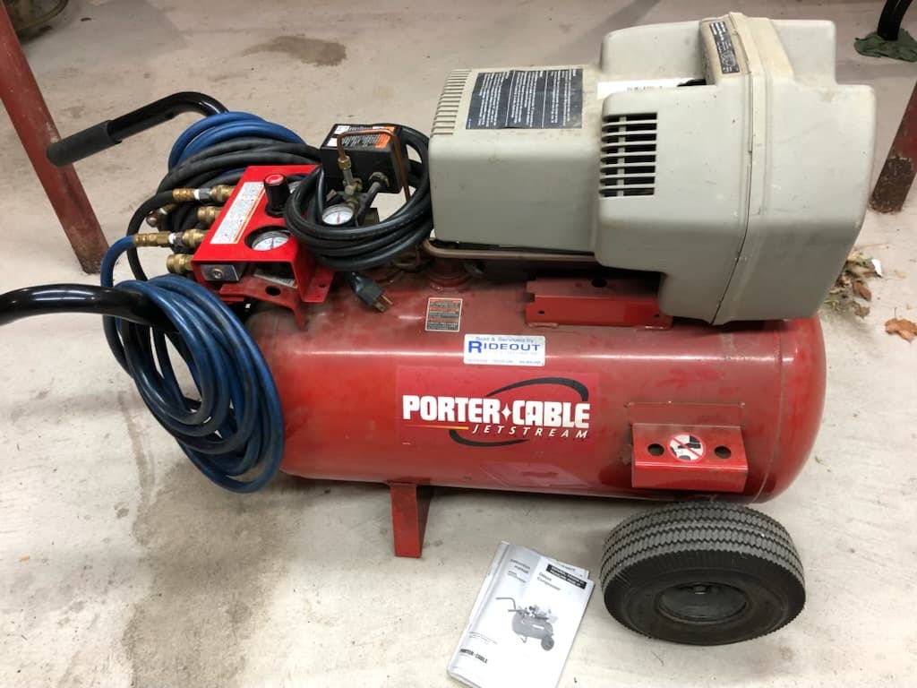 180: Porter-Cable 20 Gallon Air Compressor - sold on EastBid
